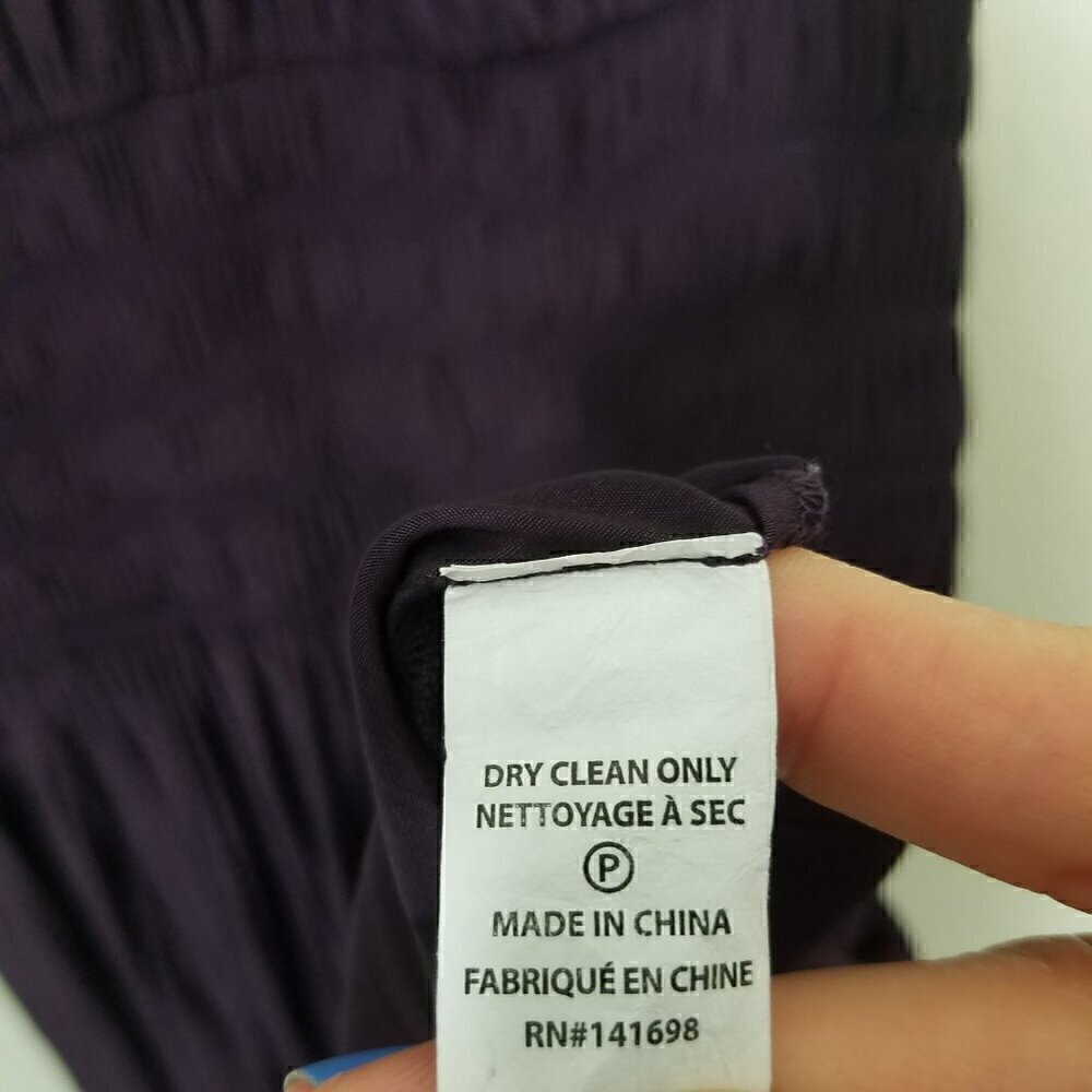 Ramy Brook Paris Sleeveless Mini Dress Dark Purple Size S - Picture 7 of 8